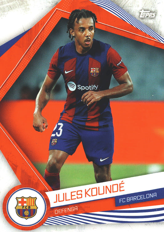 2023 Topps FC Barcelona Fan Set Jules Kounde #BAR-4 FC Barcelona