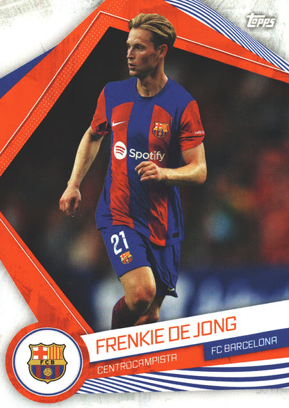 2023 Topps FC Barcelona Fan Set Frenkie De Jong #BAR-9 FC Barcelona