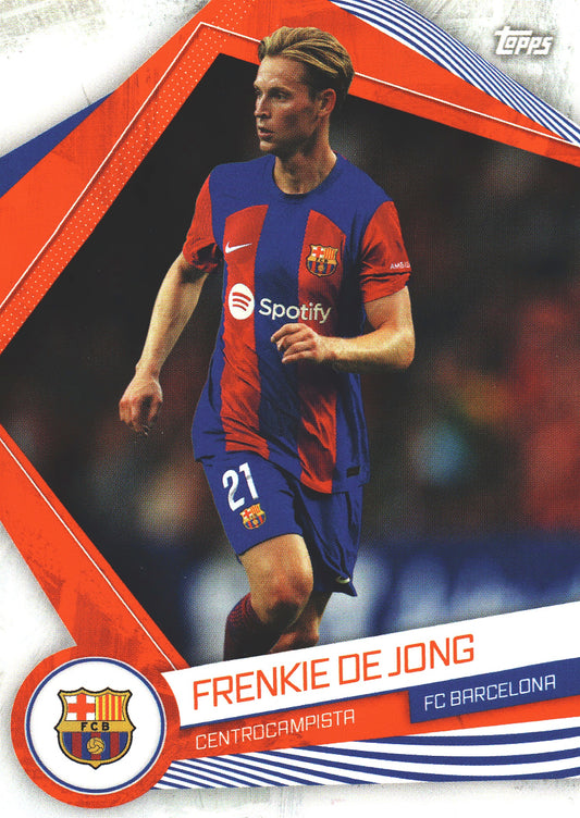 2023 Topps FC Barcelona Fan Set Frenkie De Jong #BAR-9 FC Barcelona