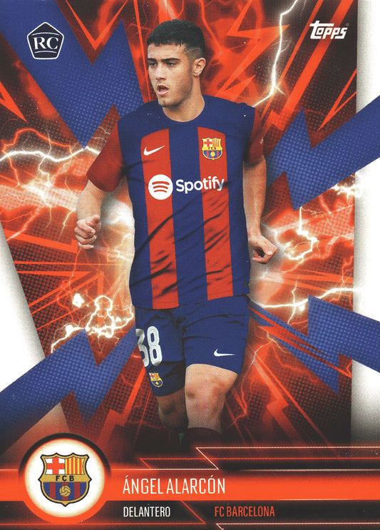 2023 Topps FC Barcelona Fan Set Super Electric Angel Alarcon #BARE-1 FC Barcelona
