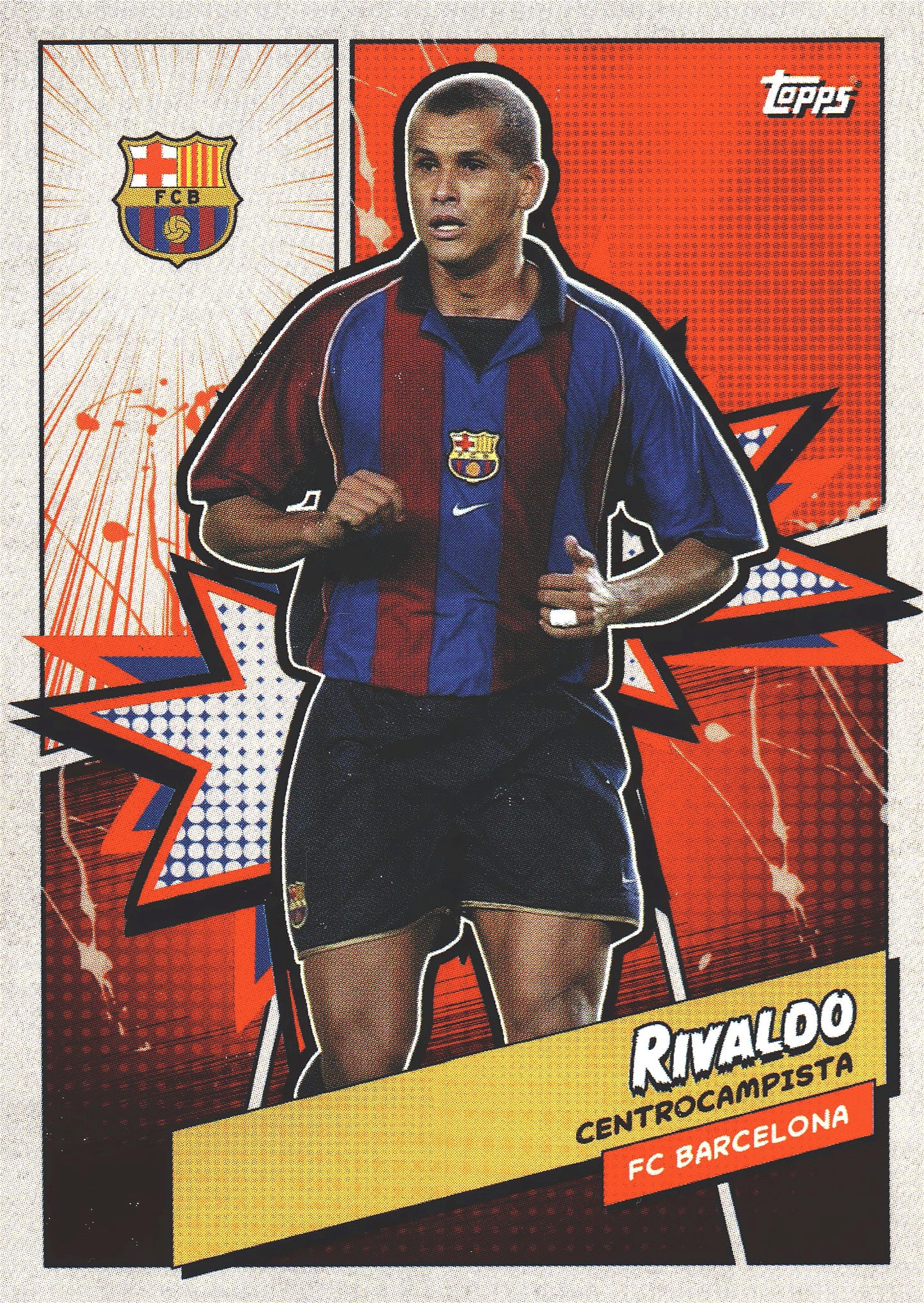 2023 Topps FC Barcelona Fan Set Heroes Rivaldo #BARH-1 FC Barcelona