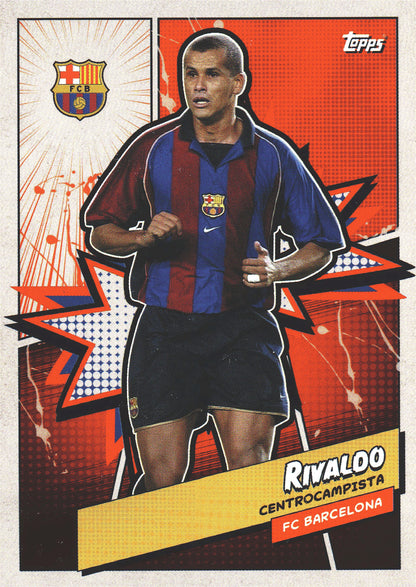 2023 Topps FC Barcelona Fan Set Heroes Rivaldo #BARH-1 FC Barcelona