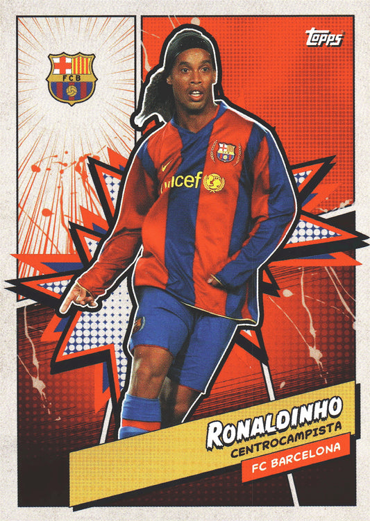 2023 Topps FC Barcelona Fan Set Heroes Ronaldinho #BARH-3 FC Barcelona