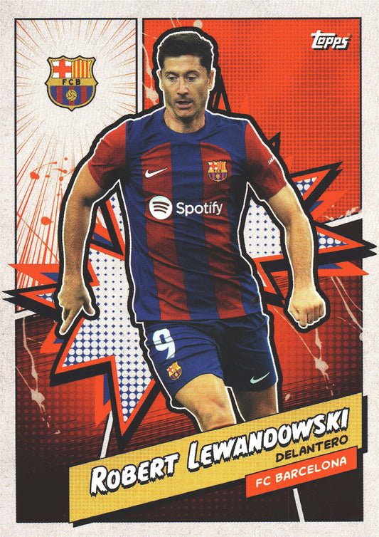 2023 Topps FC Barcelona Fan Set Heroes Robert Lewandowski #BARH-7 FC Barcelona