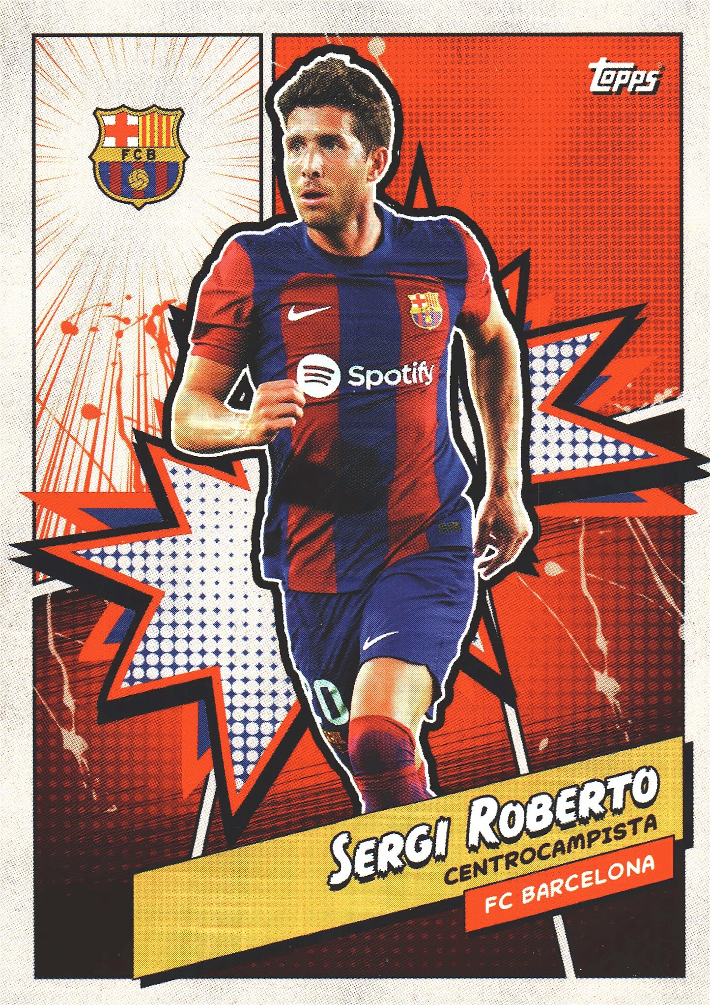 2023 Topps FC Barcelona Fan Set Heroes Sergi Roberto #BARH-8 FC Barcelona