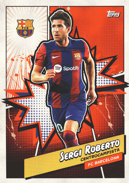 2023 Topps FC Barcelona Fan Set Heroes Sergi Roberto #BARH-8 FC Barcelona