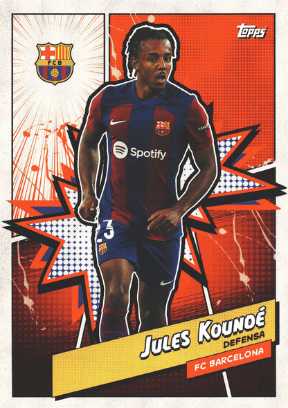 2023 Topps FC Barcelona Fan Set Heroes Jules Kounde #BARH-9 FC Barcelona