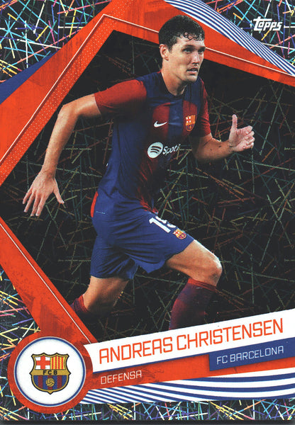 2023 Topps FC Barcelona Fan Set Electric Andreas Christensen #BAR-5 FC Barcelona