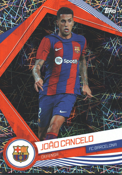 2023 Topps FC Barcelona Fan Set Electric Joao Cancelo #BAR-6 FC Barcelona