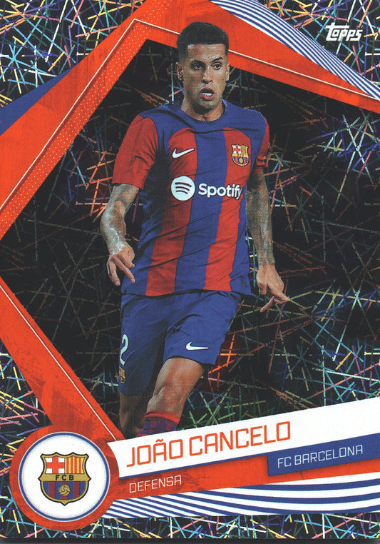 2023 Topps FC Barcelona Fan Set Electric Joao Cancelo #BAR-6 FC Barcelona