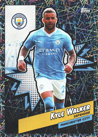 2023 Topps FC Man City Fan Set Heroes Electric Kyle Walker #MANH-2 Manchester City