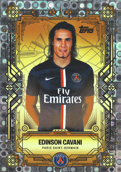 2025 Topps PSG Team Set Halo Edinson Cavani FFF #49 Paris Saint-Germain