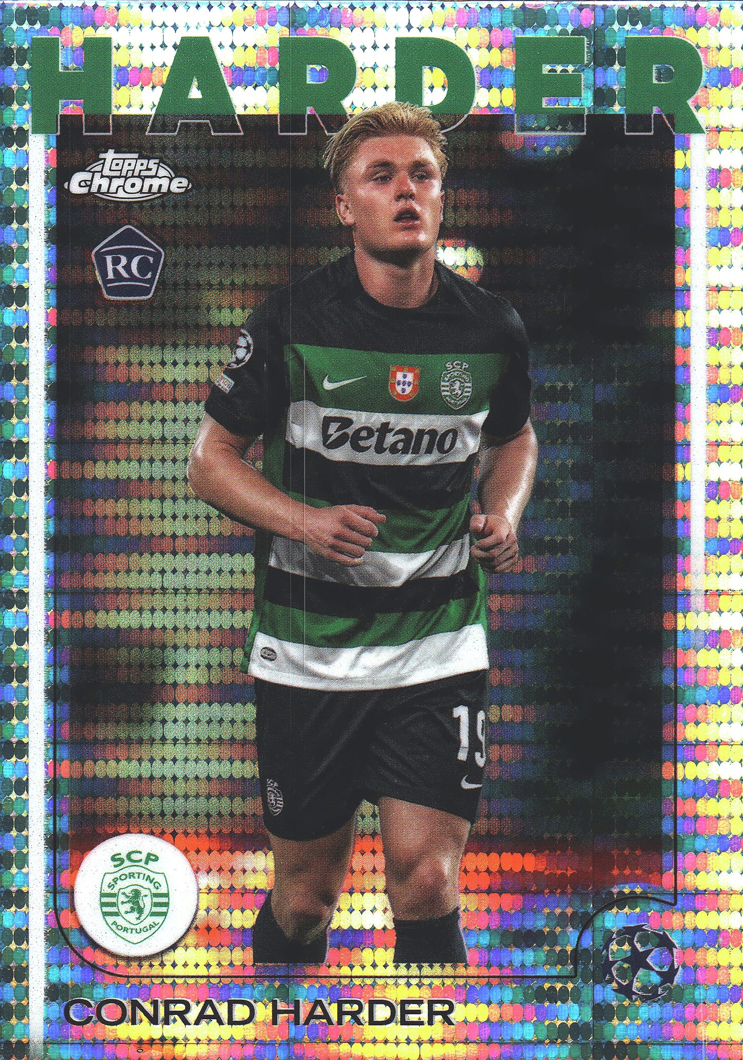 2024 Topps Chrome UCC Pulsar Conrad Harder RC #177 Sporting Clube de Portugal