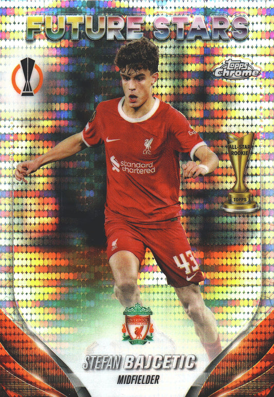 2023 Topps Chrome UCC Pulsar Stefan Bajcetic ASR FS #81 Liverpool