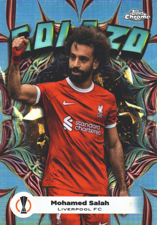 2023 Topps Chrome UCC Golazo Mohamed Salah #GL-6 Liverpool