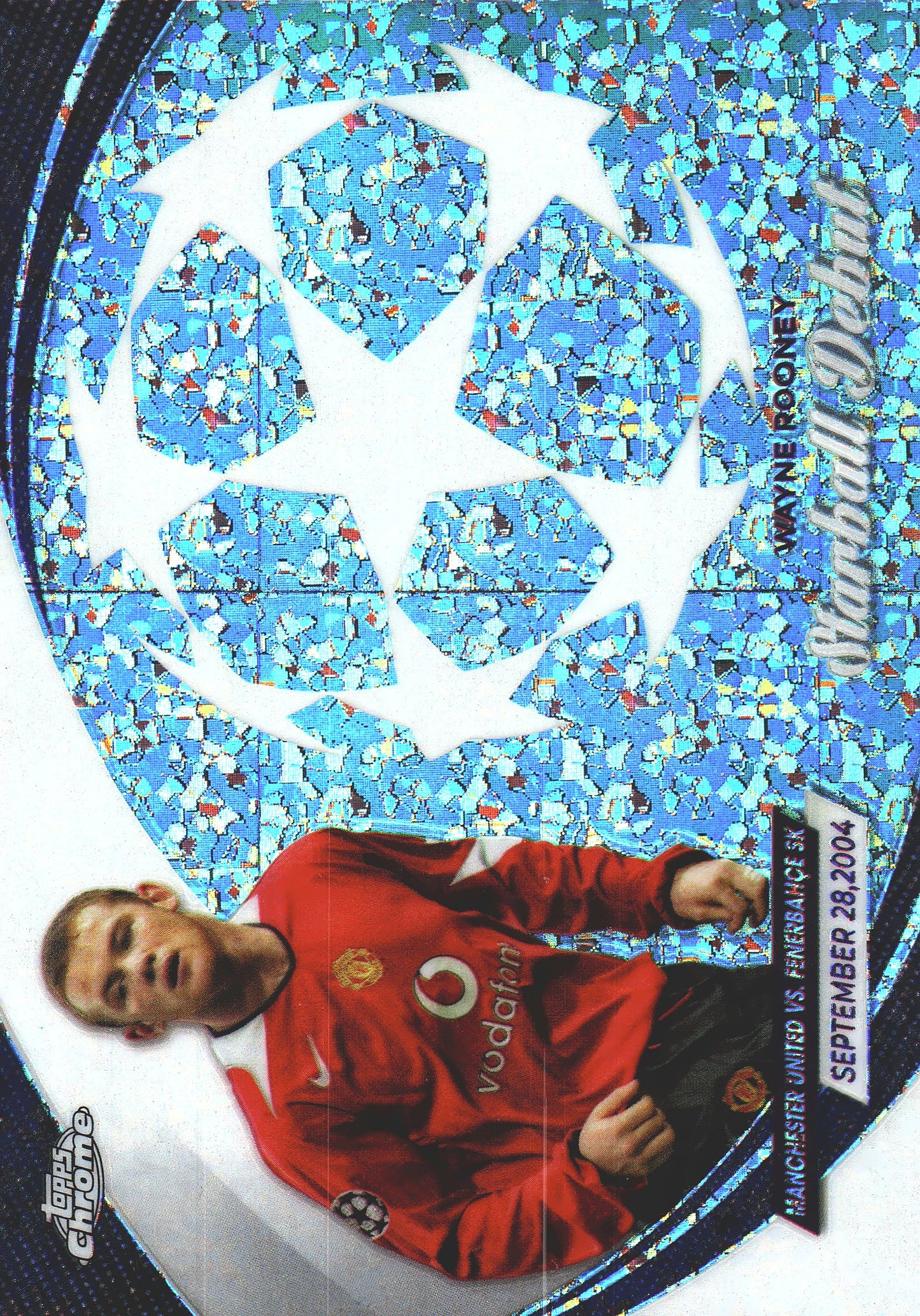 2023 Topps Chrome UCC Starball Debut Wayne Rooney #SD-6 Manchester United