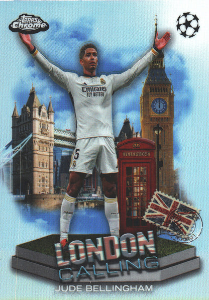 2023 Topps Chrome UCC London Calling Jude Bellingham #LC-4 Real Madrid CF