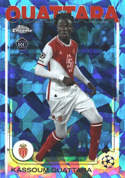 2024 Topps Chrome Sapphire UCC Kassoum Ouattara RC #103 AS Monaco