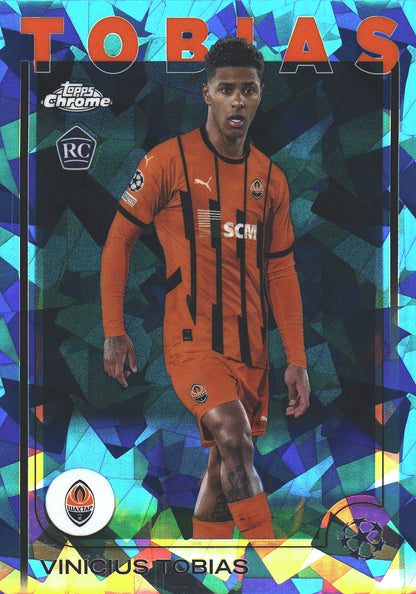 2024 Topps Chrome Sapphire UCC Vinicius Tobias RC #167 Shakhtar Donetsk