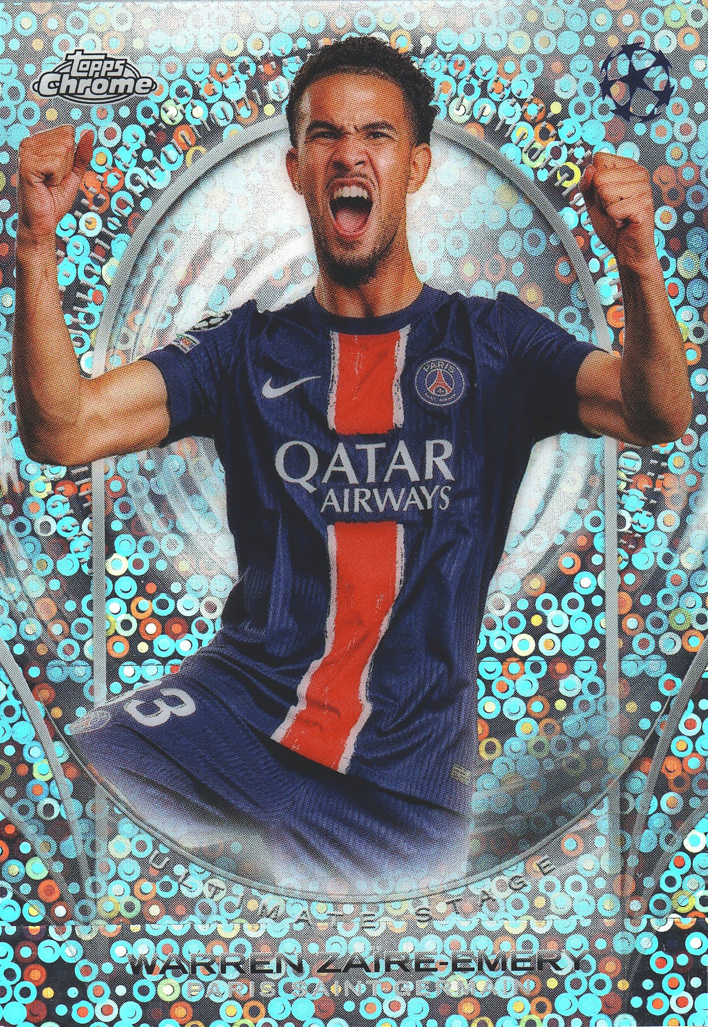 2024 Topps UCC Flagship Ultimate Stage Warren Zaire-Emery #USC-41 Paris Saint-Germain