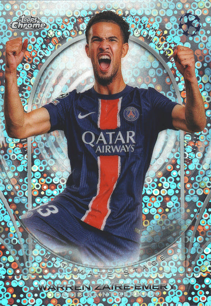 2024 Topps UCC Flagship Ultimate Stage Warren Zaire-Emery #USC-41 Paris Saint-Germain