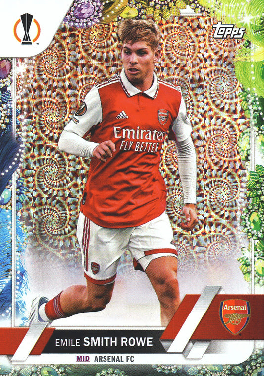 2022 Topps UCC Carnaval Emile Smith Rowe #55 Arsenal FC