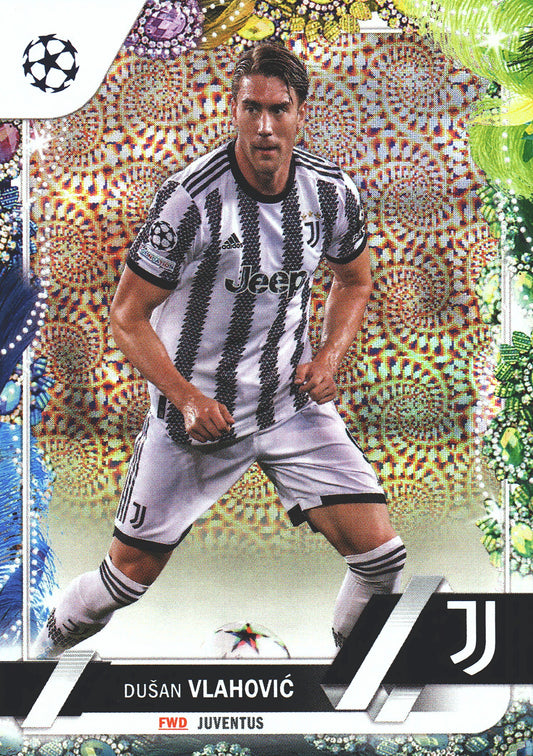 2022 Topps UCC Carnaval Dusan Vlahovic #75 Juventus