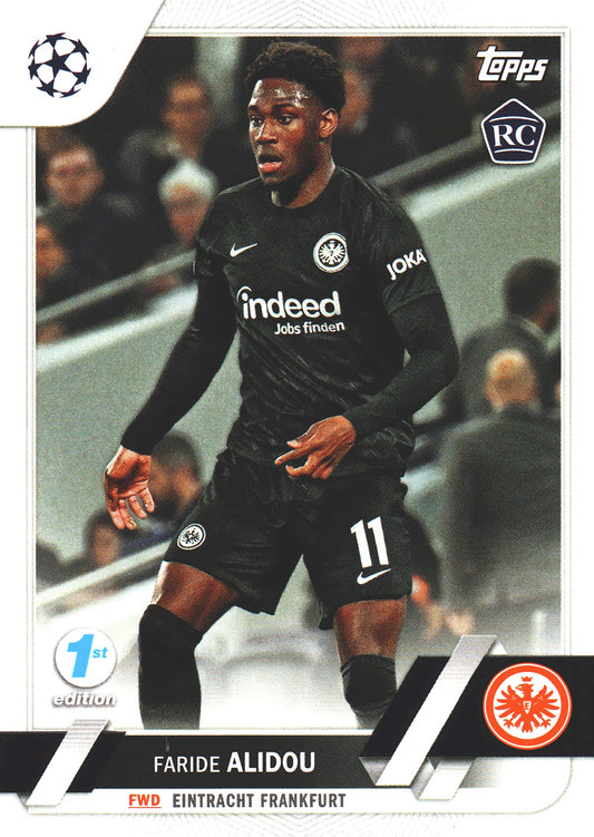2022 Topps UCC Flagship 1st Edition Faride Alidou RC #35 Eintracht Frankfurt