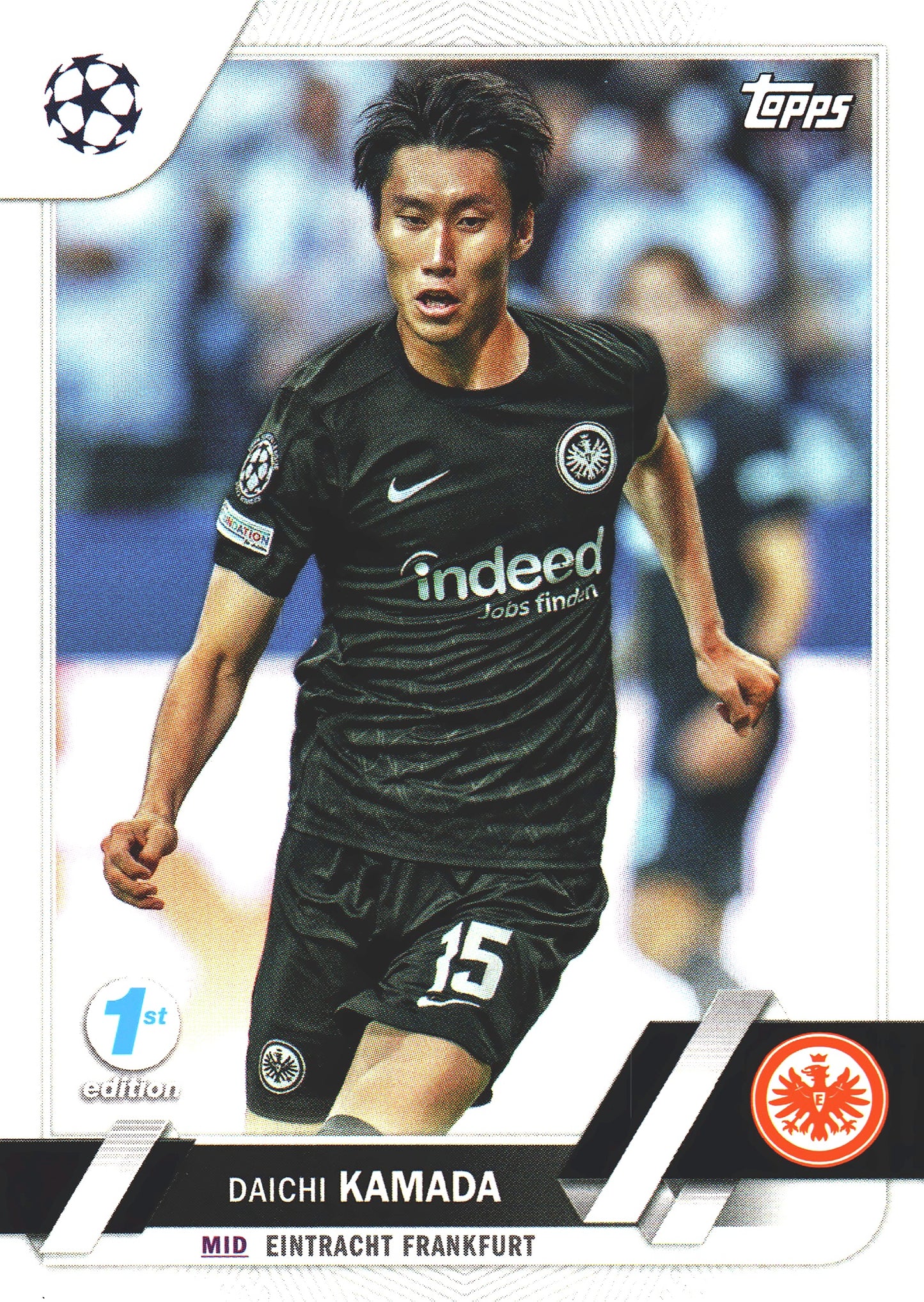 2022 Topps UCC Flagship 1st Edition Daichi Kamada #84 Eintracht Frankfurt