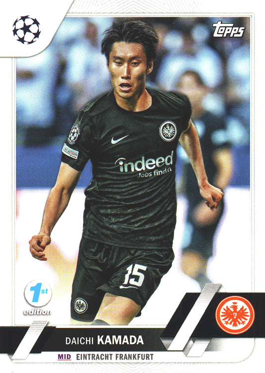2022 Topps UCC Flagship 1st Edition Daichi Kamada #84 Eintracht Frankfurt