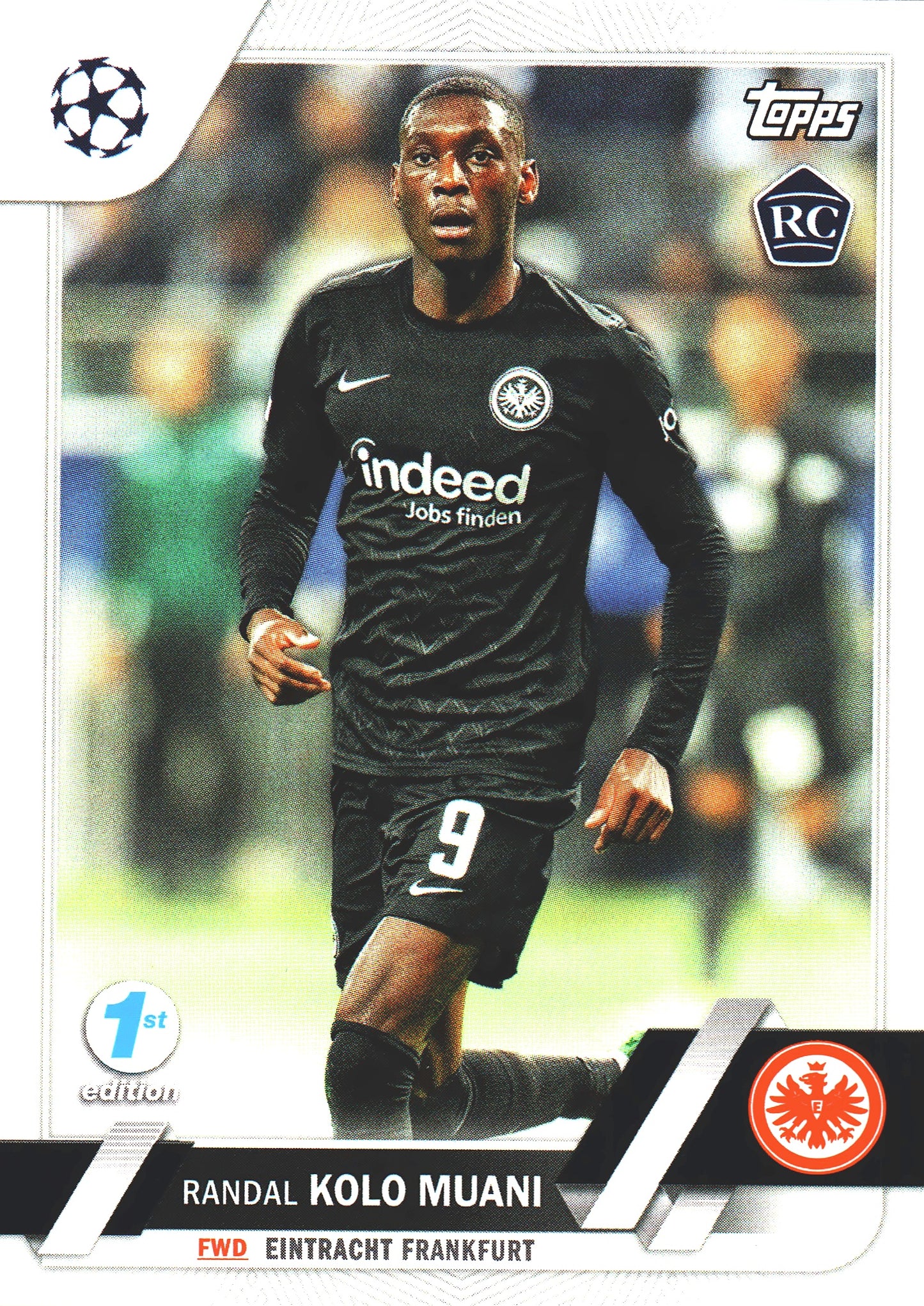 2022 Topps UCC Flagship 1st Edition Randal Kolo Muani RC #149 Eintracht Frankfurt