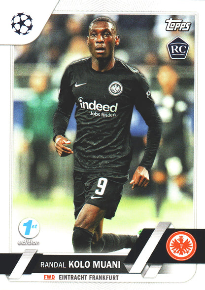 2022 Topps UCC Flagship 1st Edition Randal Kolo Muani RC #149 Eintracht Frankfurt
