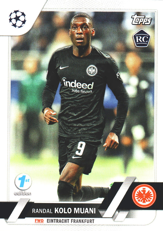 2022 Topps UCC Flagship 1st Edition Randal Kolo Muani RC #149 Eintracht Frankfurt