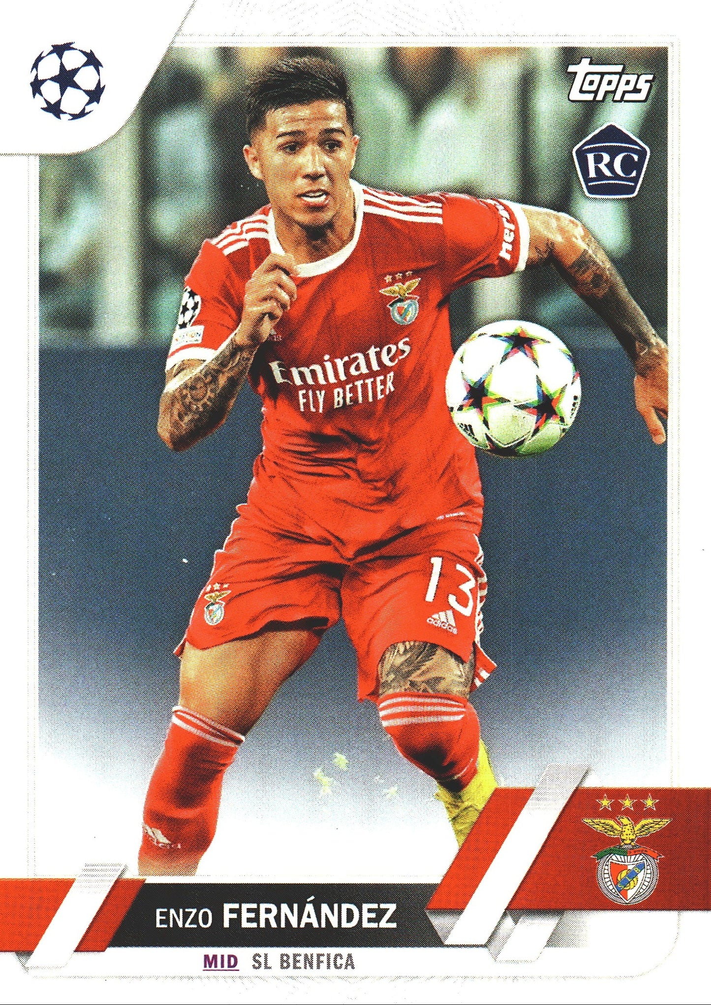 2022 Topps UCC Flagship Enzo Fernandez RC #158 Benfica