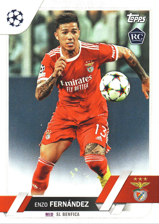 2022 Topps UCC Flagship Enzo Fernandez RC #158 Benfica