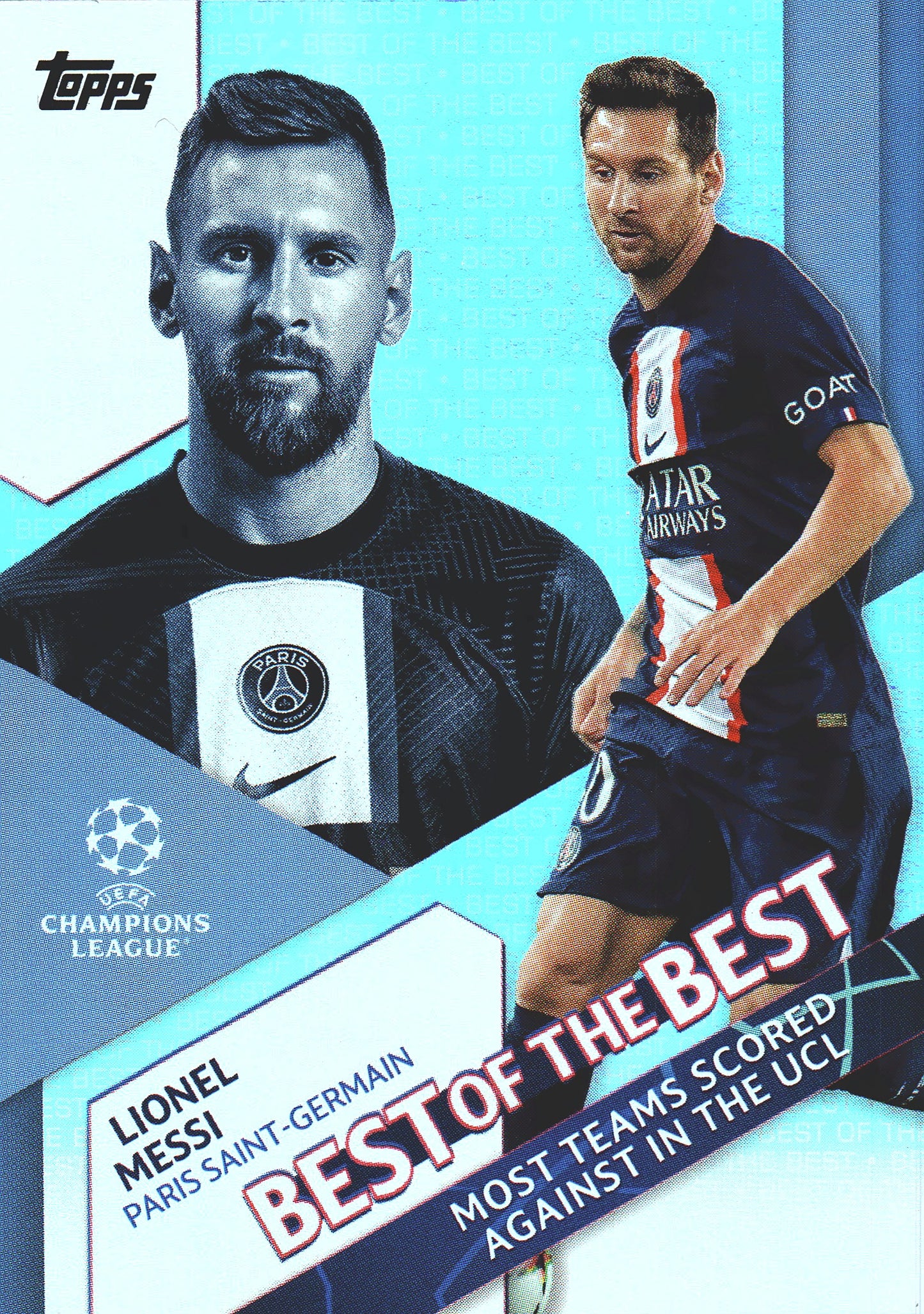 2022 Topps UCC Flagship Best Of The Best Lionel Messi #BB-7 Paris Saint-Germain