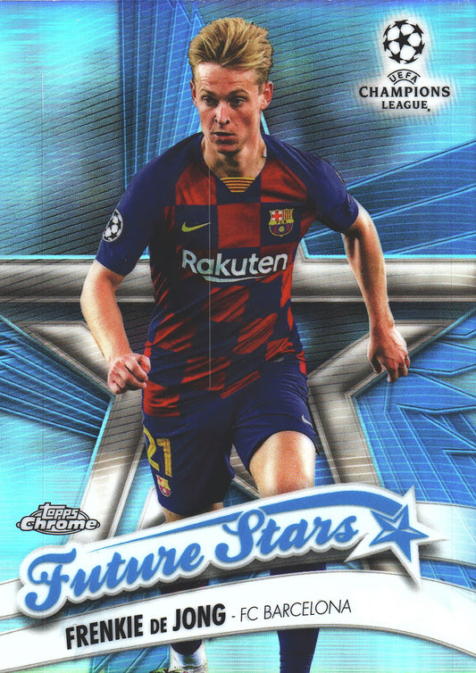 2019 Topps Chrome UCC Future Stars Frenkie De Jong #FC-FDJ FC Barcelona