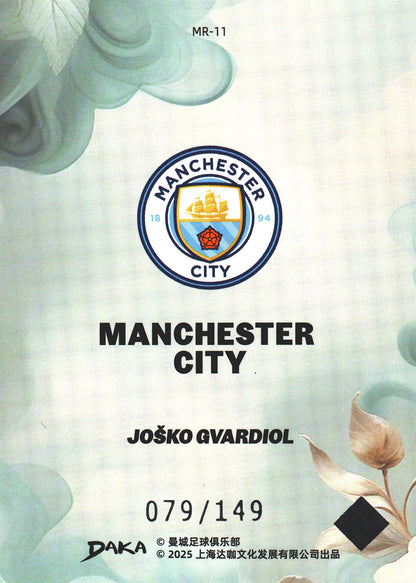 2025 Daka Manchester City Josko Gvardiol /149 #MR-11 Manchester City