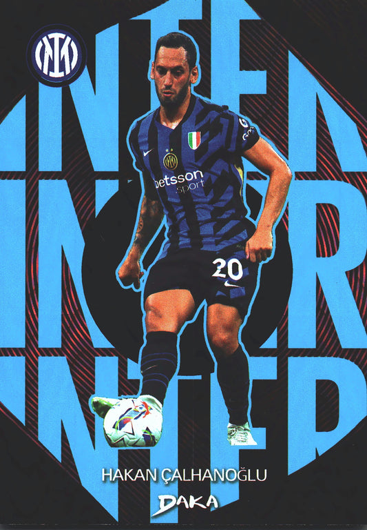 2025 Daka Inter Milan Hakan Calhanoglu /99 #BF-5 Inter Milan