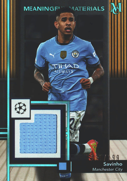2024 Topps Museum Savinho Relic /199 #MMSR-SA Manchester City