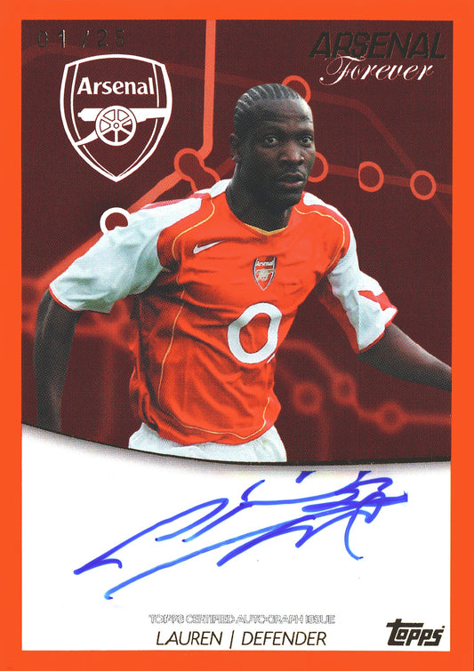 2023 Topps Arsenal Forever Lauren Origin Orange /25 #NL-LA Arsenal FC