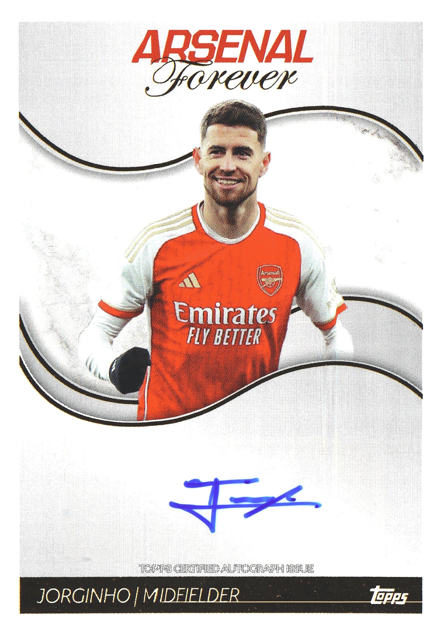 2023 Topps Arsenal Forever Jorginho #AM-JO Arsenal FC