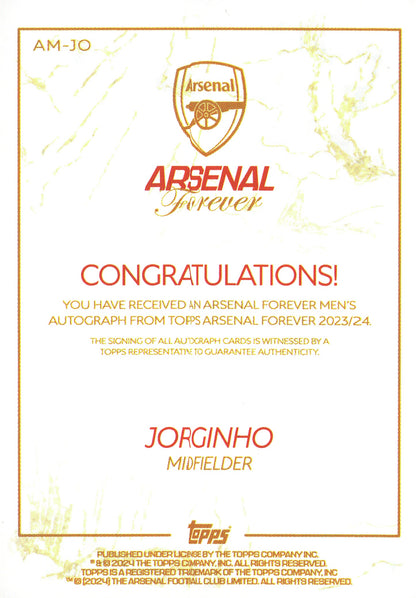 2023 Topps Arsenal Forever Jorginho #AM-JO Arsenal FC