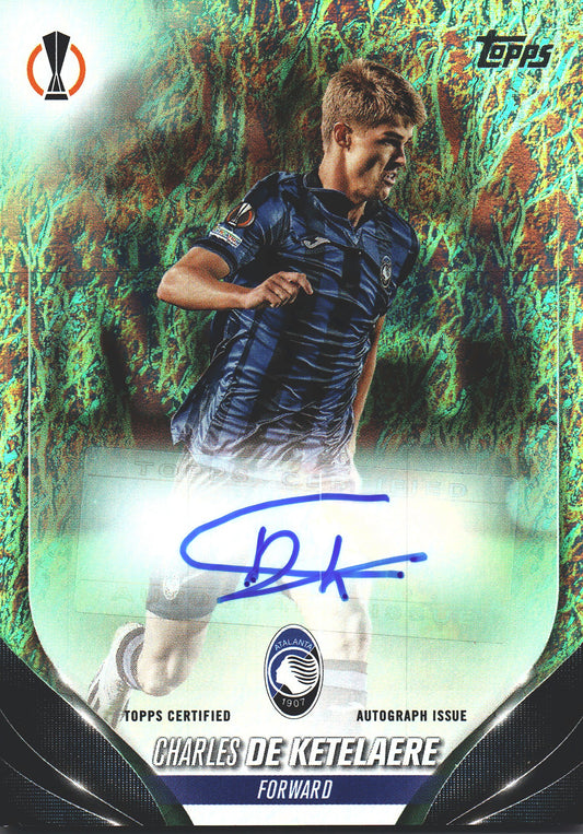 2023 Topps UCC Jade Autograph Charles De Ketelaere #A-BR Atalanta