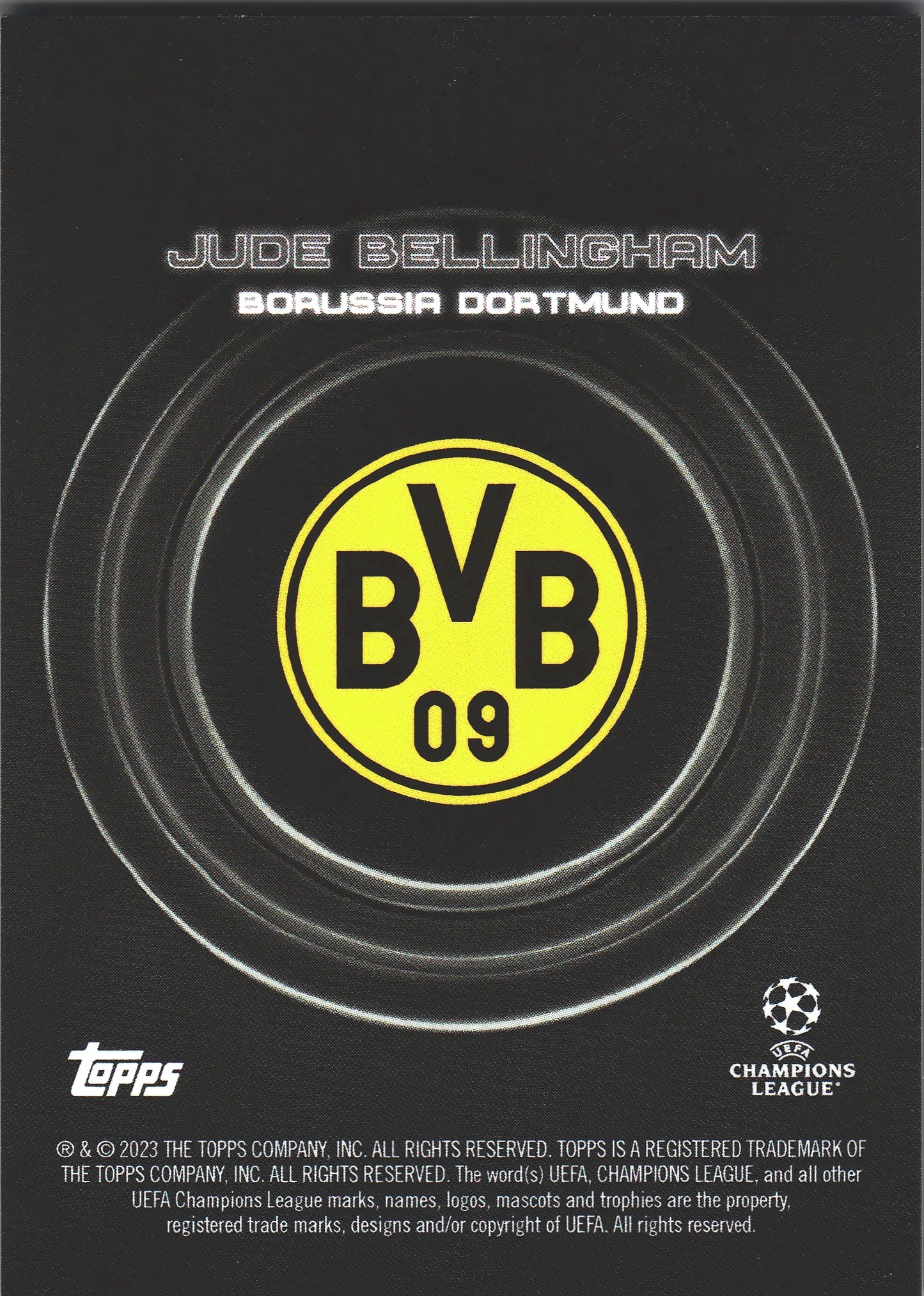 2023 Topps Showtime Jude Bellingham /75 Borussia Dortmund