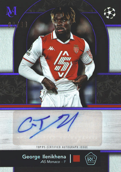 2024 Topps Museum UCC George Ilenikhena RC Autograph /99 #MRA-GI AS Monaco