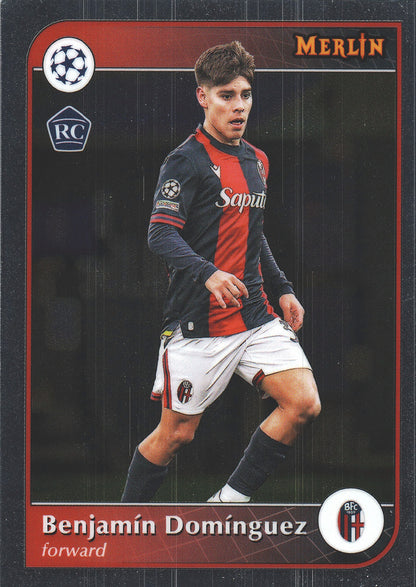 2024 Topps Chrome Merlin UCC Benjamin Dominguez RC #172 Bologna
