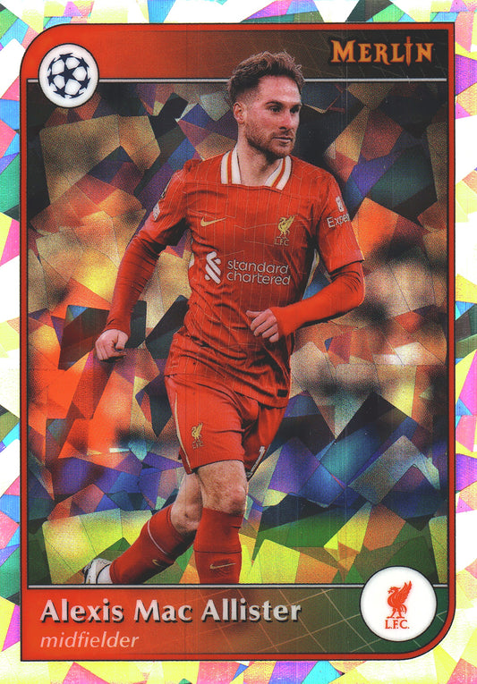 2024 Topps Chrome Merlin UCC Atomic Alexis Mac Allister #193 Liverpool