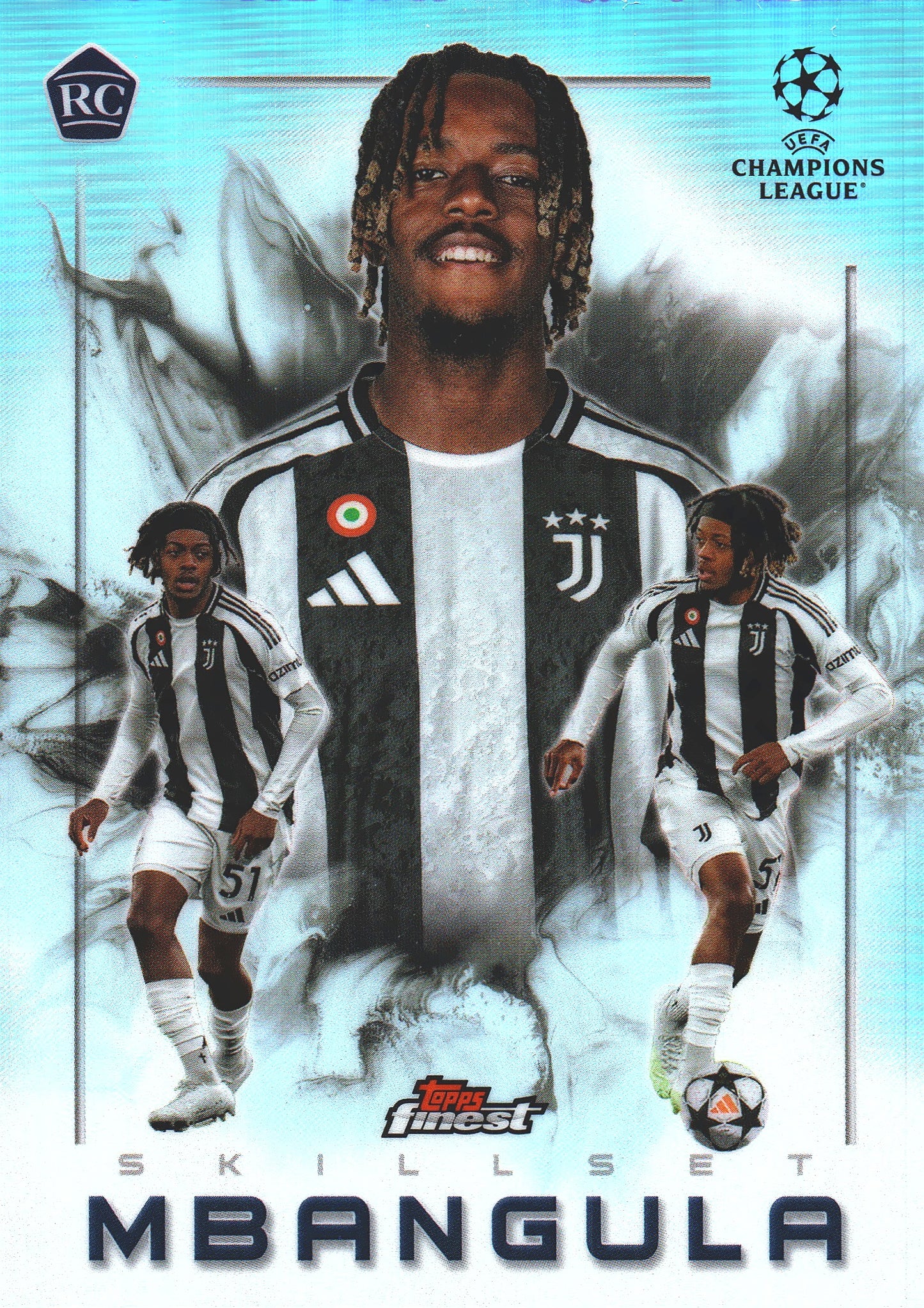 2024 Topps Finest UCC Skillset Samuel Mbangula RC #SK-8 Juventus