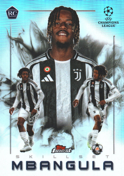 2024 Topps Finest UCC Skillset Samuel Mbangula RC #SK-8 Juventus